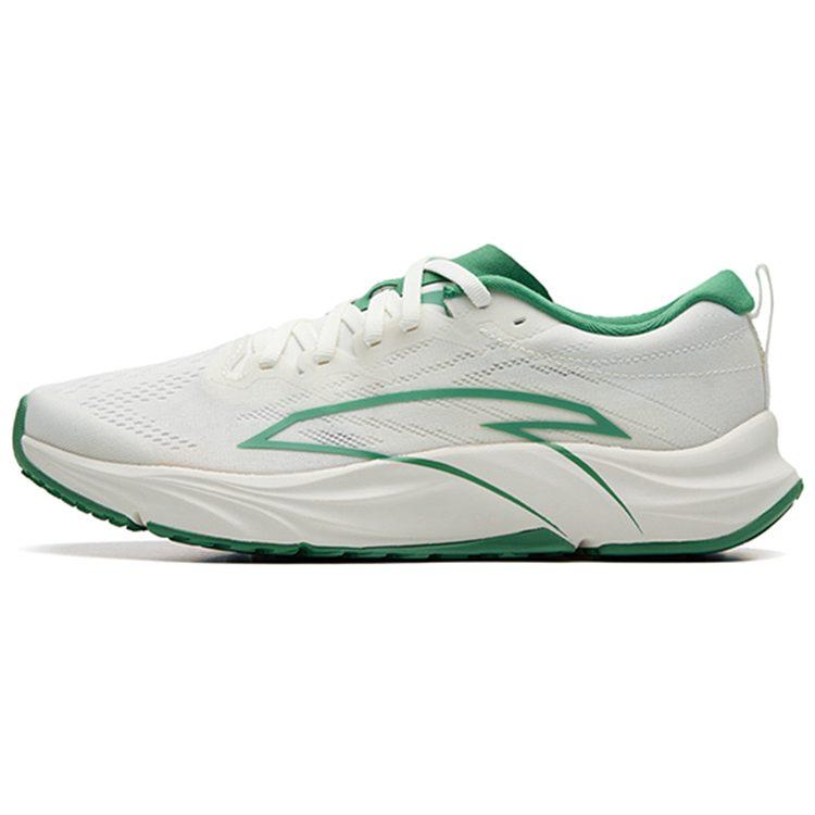 Anta Asphalt Road Dominator 1.0 Running Shoes Women's Low Top Ivory White/Track Green 122225590R-3