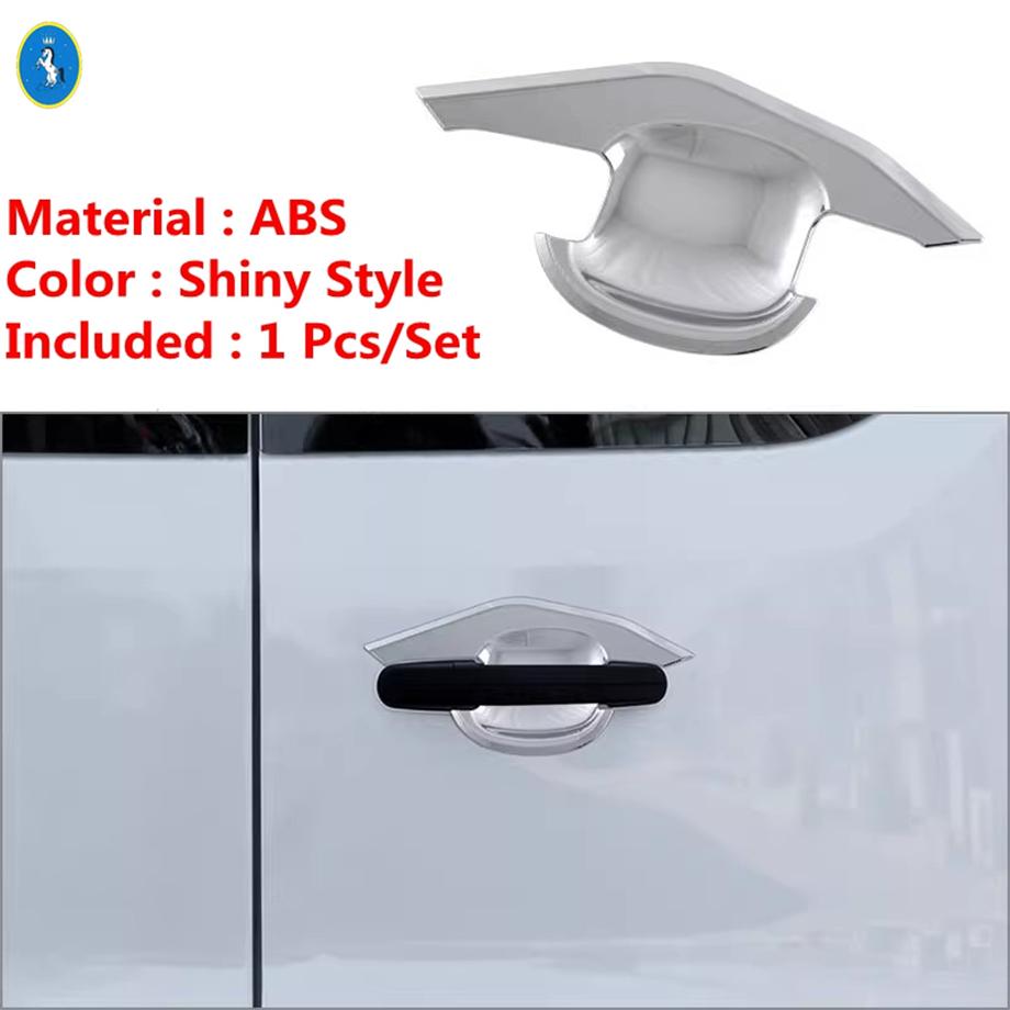 Shiny Style Rearview Mirror / Side Door Handle / Rear Door Handle Bowl Cover Trim For Ford TRANSIT  2024 2025 Accessories