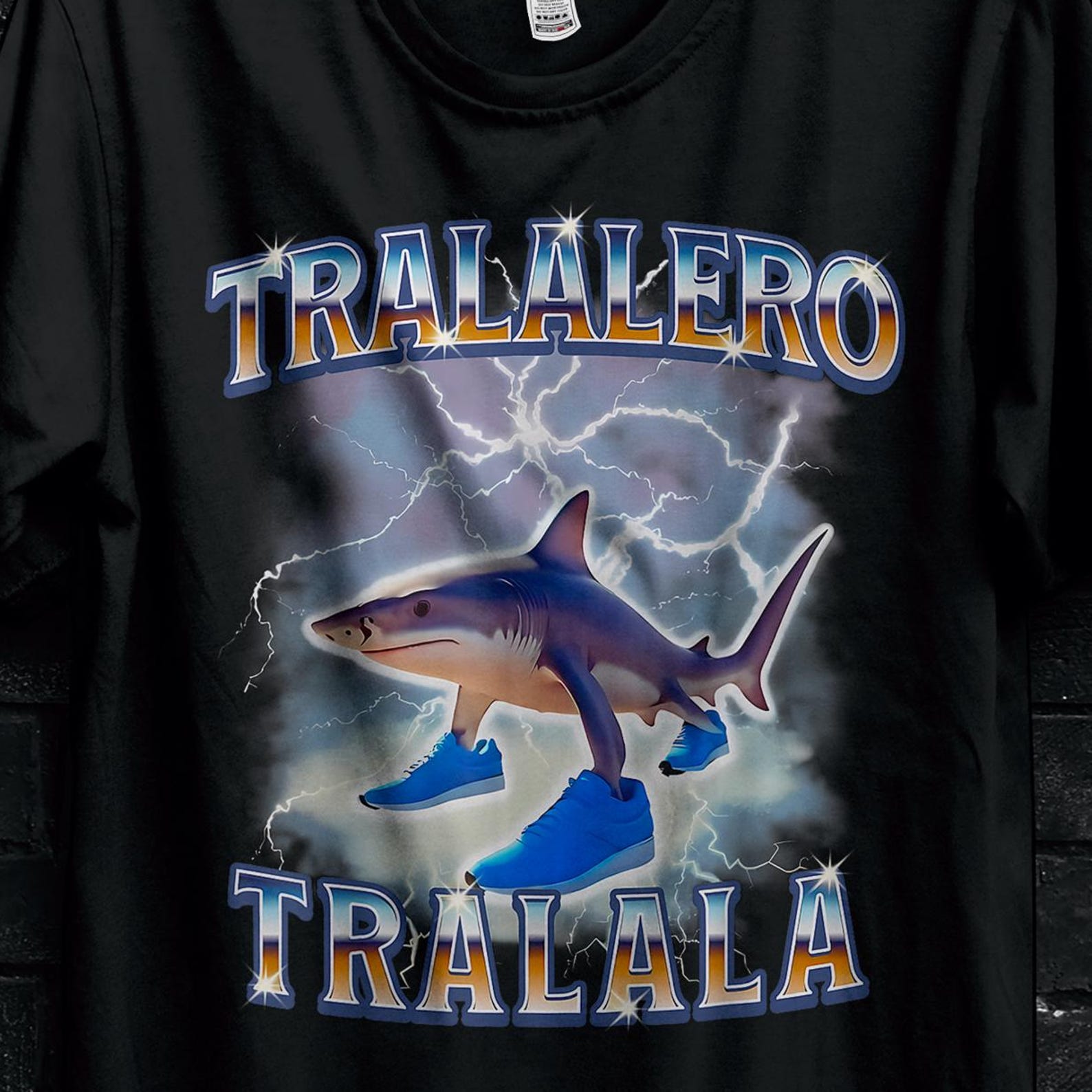 Trallallero Trallalla Funny Italian Brainrot Meme T-shirt, Lirili Larila, Unhinged Clothes, Cactus Elephant, Dank Memes Tshirt, Stupid Gifts 3XL