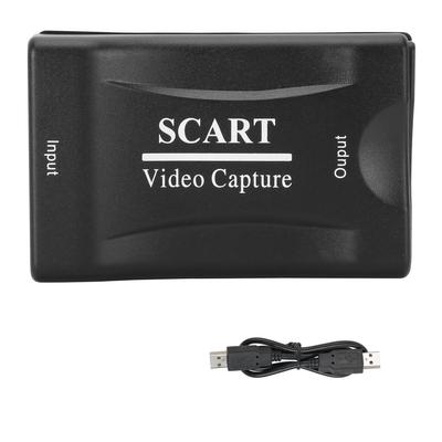 Professional USB2.0 SCART Capture Card Game Video Live Streaming Recording Box