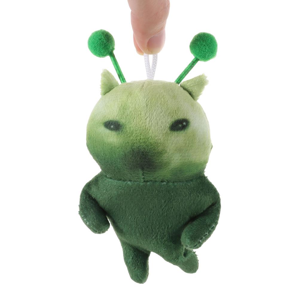 10cm Green Alien Cat Plush Toy Poseable Red Scarf Alien Kitten Toy Bag Charm  Anime Fans Gifts