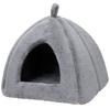 PetStyle Winter Pet Bed for Cats and Stylish Dome Dog Cat Pyramid Small Dogs, House, Washable, Warm, Fluffy, Boa, Bed, Bed, House,
