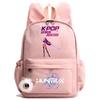 Anime Cute K-Pop Printed Backpack Student Teenager Bookbag for Boy Girl Schoolbag Kid Gift Women Large Capacity Travel Bag Mochila