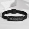 Personalized Couple Bracelet for Men Women,Stainless Steel Adjustable Mesh Watch Bands Bangle,Custom Best Friend Couple Gift