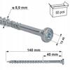 Round head fastener screws WKCR-08140 (50)