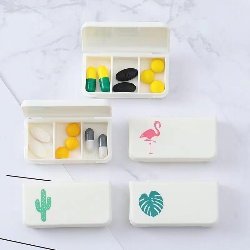 Compact Travel Pill Organizer with Secure Compartments