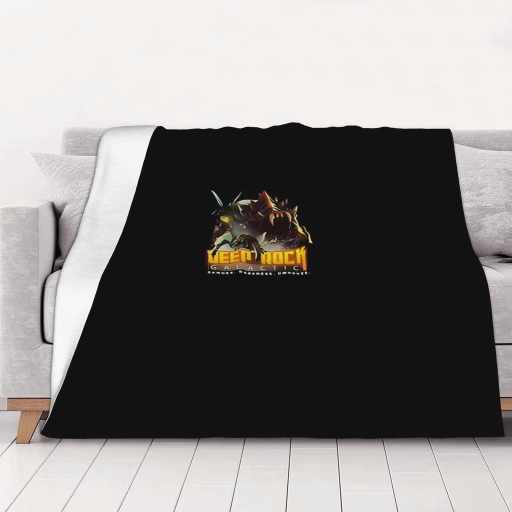 1PC home Cute Room Decor Game Gaming Scifi Scary Blanket Throw Blanket Deep Rock Galactic Novelty Warm Blanket All Season