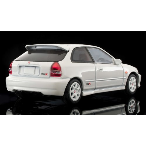 Tomytec Tomica Limited Vintage Neo 1/64 Scale LV-N165c Honda Civic Type R 1999 White (Manufacturer's First Order Limited Edition) Finished Product