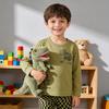 Kids Boys Sweater Set With Cotton Fabric And Abstract Prints For Autumn Winter Play