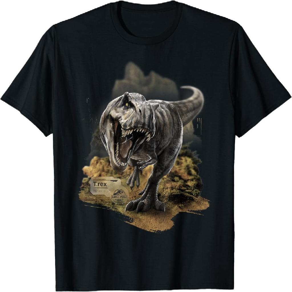 Jurassic World Rebirth Tyrannosaurus Op De Aanval T-shirt