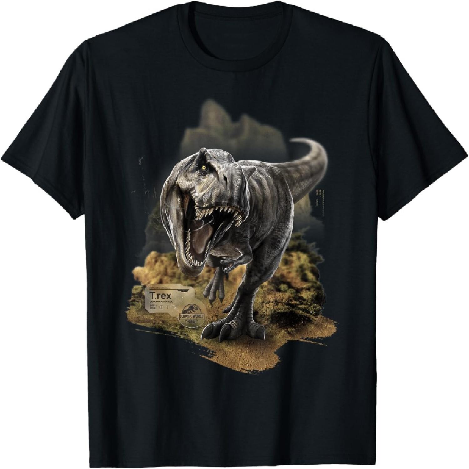 

Jurassic World Rebirth Tyrannosaurus On The Attack T-Shirt XXXXXL різнокольоровий