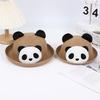 Panda Cartoon Zonnehoed Voor Kinderen En Volwassenen Met Brede Rand Ademend Stro Zomer Buitenkleding