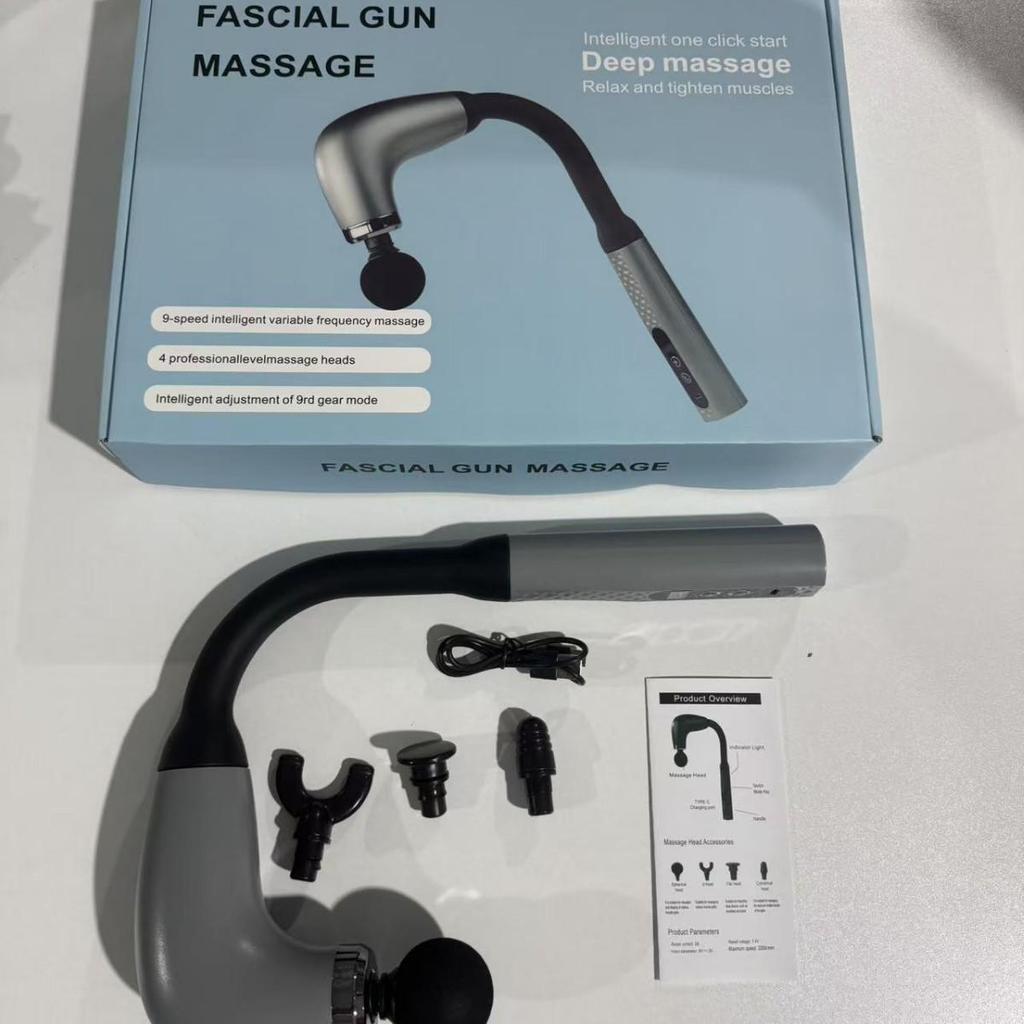 Multifunctional Electric Massage Gun for Neck, Back, Leg, and Muscle Relaxation