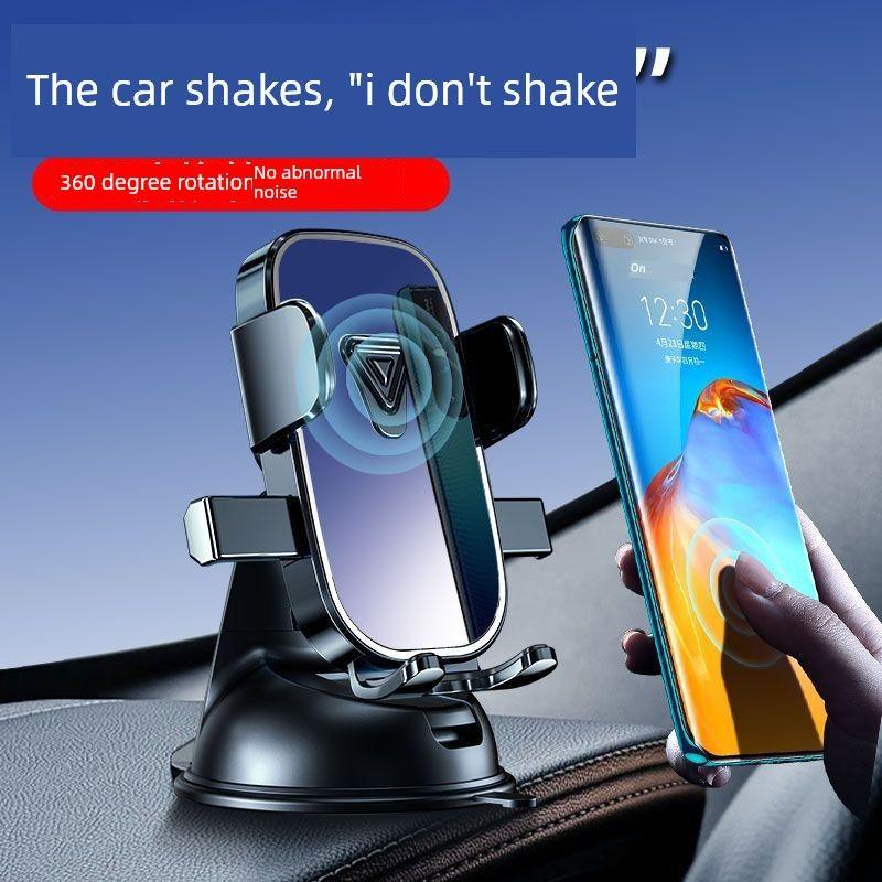 New Model Mobile Phone Car Mount, Suction Cup Type Dashboard Car Navigation Holder with Strong Suction and Printed Logo