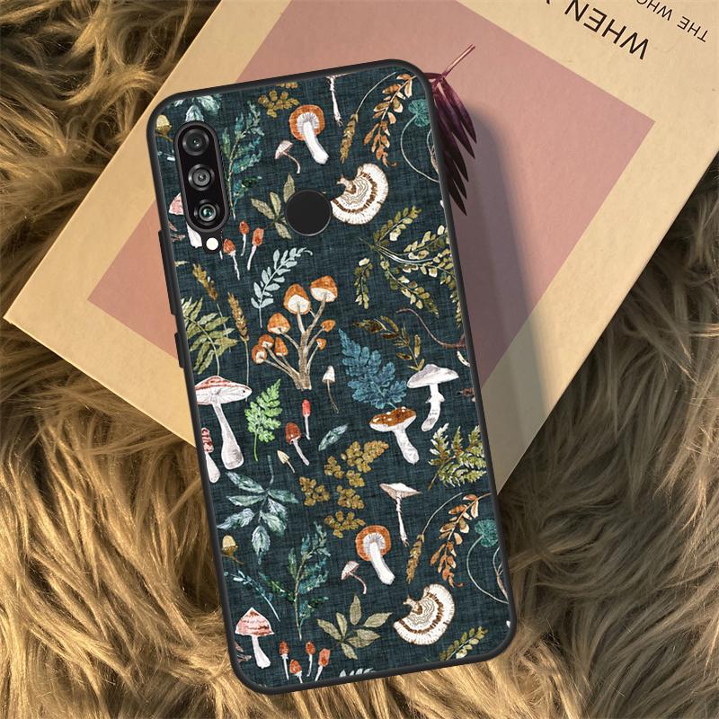 Mushroom Forest For Huawei Nova 3i 7i 8i 11i 12i 9 10 SE Y60 Y61 Y70 Y72 Y73 Y90 Y91 P20 P30 P40 Lite Case