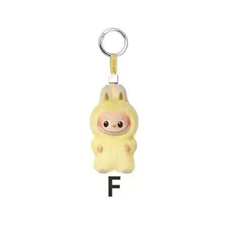POP MART Fourth Generation Small Pendant Vinyl Face Plush Doll Keychain Blind Box