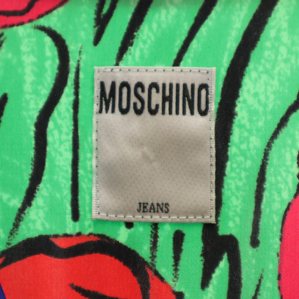 MOSCHINO JEANS Floral Short sleeve Open color shirt 9 Women Used