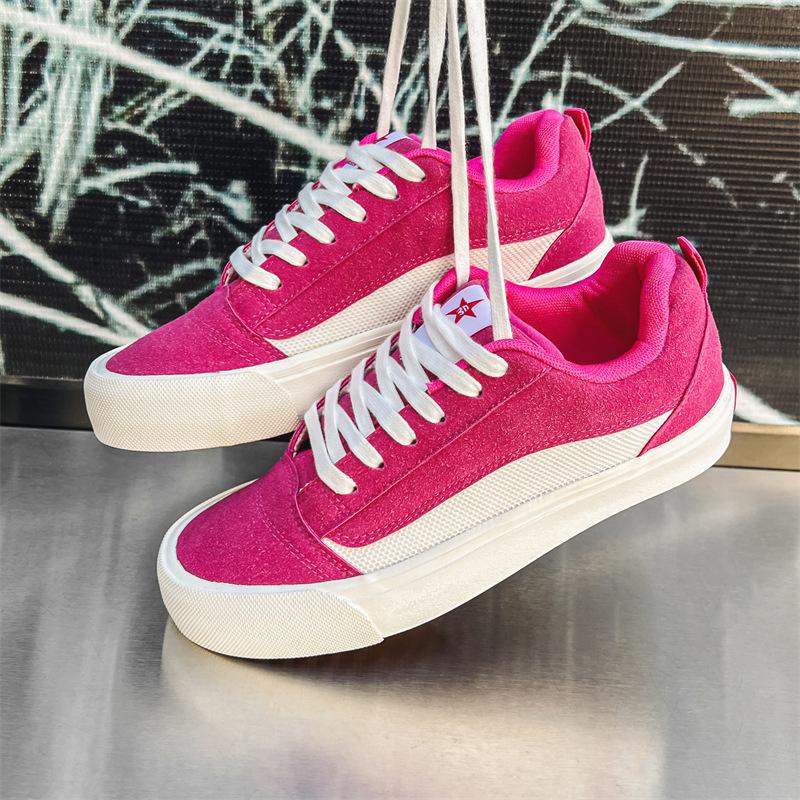 Spring couple design sense low-top espadrilles men's and women's student ins trendy versatile Hong Kong style casual board shoes