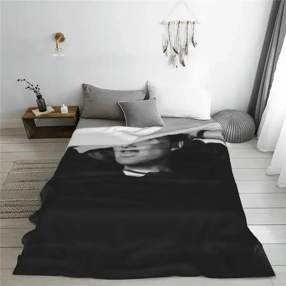 Cillian Murphy Super Soft Blankets Actor Travelling Throw Blanket Spring Cute Custom DIY Flannel Bedspread Sofa Bed Cover