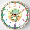 14-inch 35cm Early Education Wall Clock Living Room Modern Children's Quartz Clock Silent Creative Student Classroom Clock