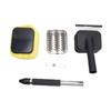 Steam Grill Brush 3 Replaceable Cleaning Head 20 Inch Handle Multifunctional Fireproof BBQ Cleaner Brush Scraper for