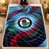 Flannel BlanketBlackburn Rovers Football Warm Soft Throw Blanket for Indoor Sofa Bed Living Room Use