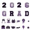 2026 Graduation Magnetic Car Decals Waterproof Graduation Car Magnets Fade-Resistant Reusable Party Decor for Vehicles
