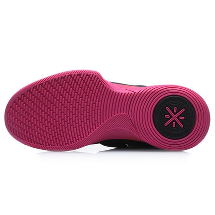 Li Ning Way Of Wade Trainingsdämpfung Rutschfest Leicht Niedrig geschnitten Performance Basketballschuhe Herren Schwarz Rot ABCP023-4