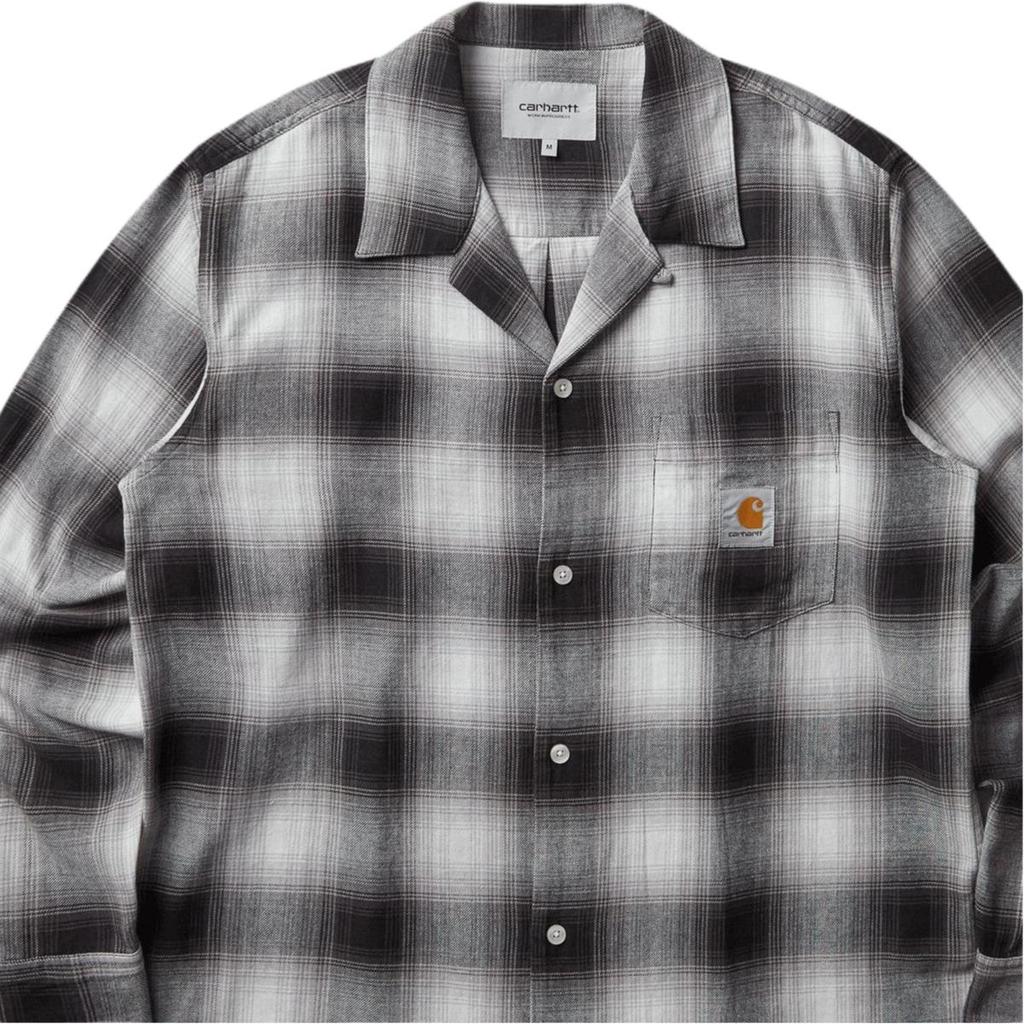 Carhartt WIP SS26 Tyers Long Sleeve Shirt Plaid Casual Unisex Shirts I036807-3TQ-XX