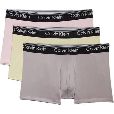 Calzoncillos Boxer Jacquard con Letra de Tiro Bajo Versión Europea Paquete de 3 Ropa interior para hombre 000NB2569A-VSZ
