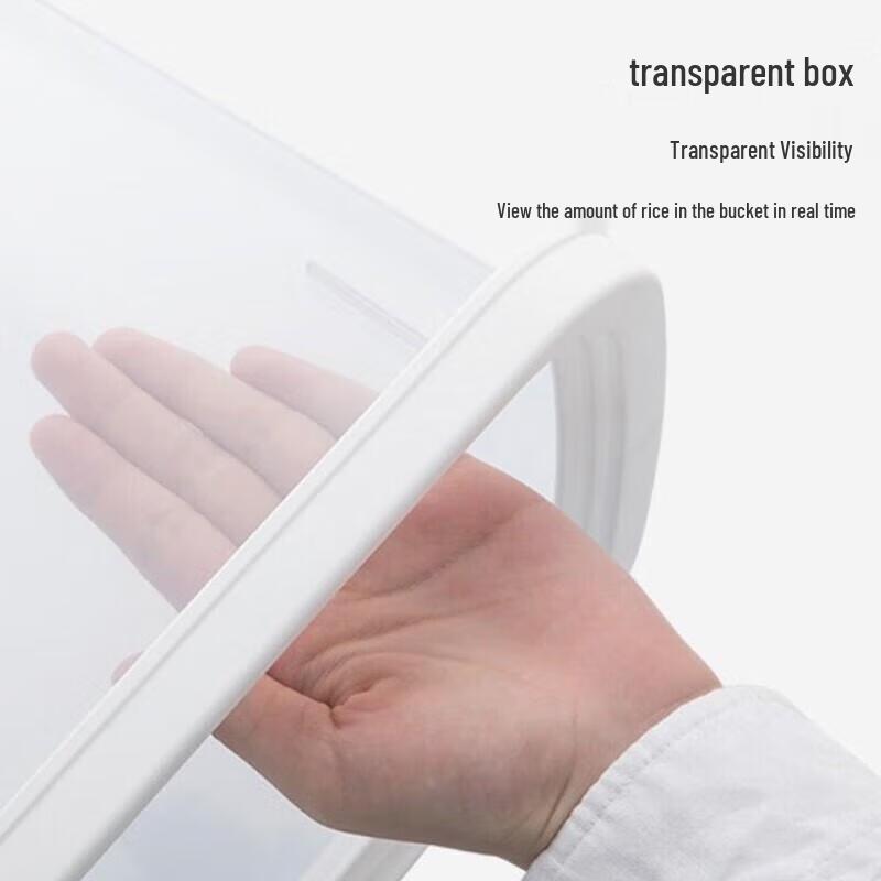 Chahua Antibakterieller Feuchtigkeitsdichter Aufbewahrungsbehälter für Reis und Mehl - 2er-Pack