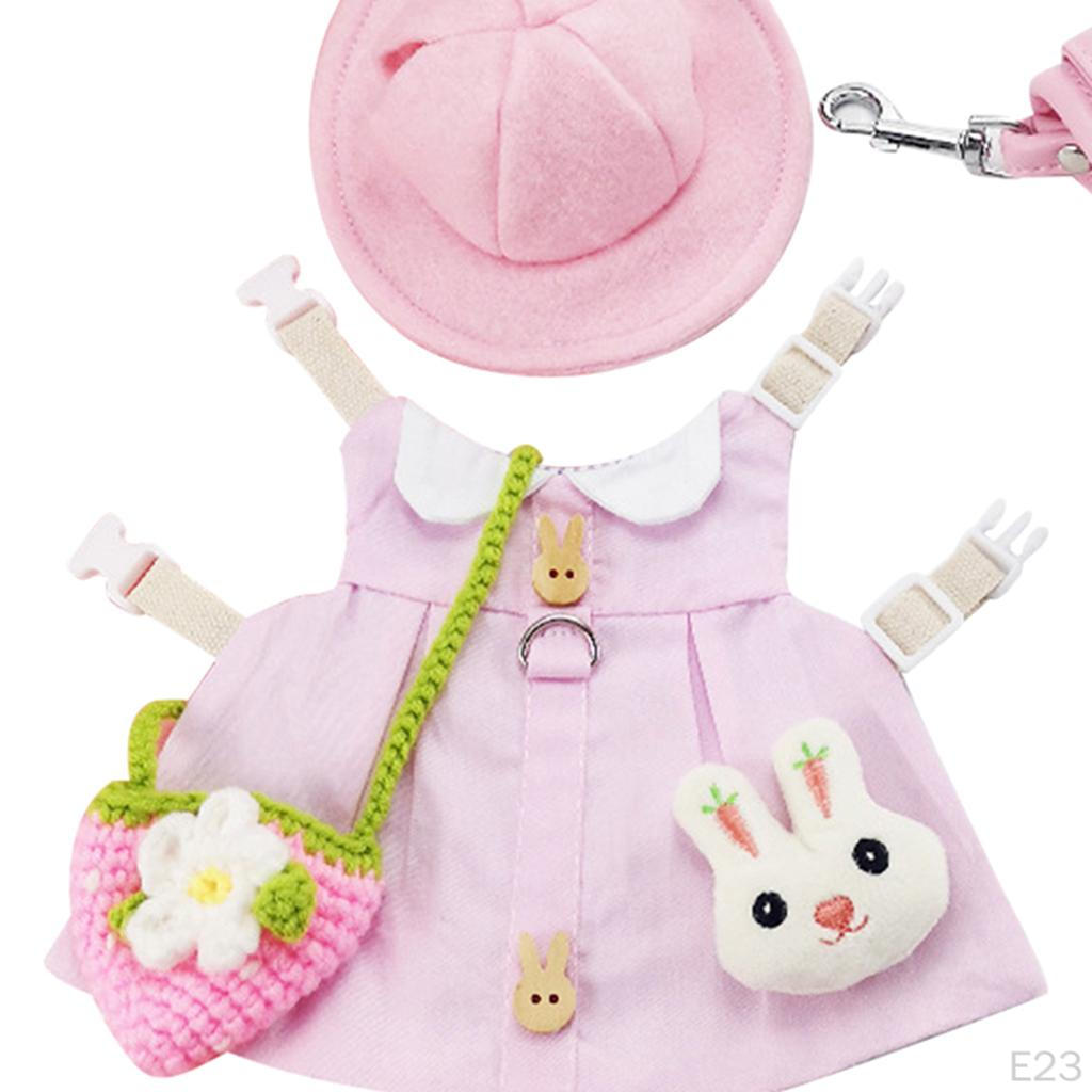 Małe Zwierzątka Zestaw Ubranek dla Pupili Królik Tchórze Spódniczka Kostium Kwiatowe Ubranka Jesienna Impreza Weselna