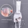 Creative Wall Mount Automatic Toothpaste Dispenser Bathroom Accessories Set Waterproof Lazy Toothpaste Squeezer Toothbrush Holder
