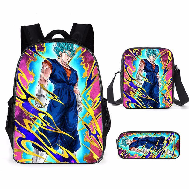 Dragon Ball Student School Bag Cartoon Dragon Ball Super Children'S Backpack, Satchel Pencil Case