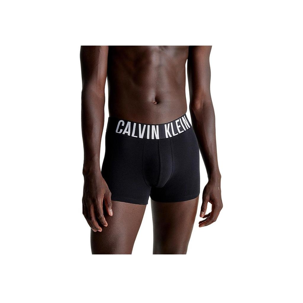 Calvin Klein Jacquard Logo Minimalist Soft Mid-Rise Boxer Briefs Men underwear Black 000NB3608A-UB1