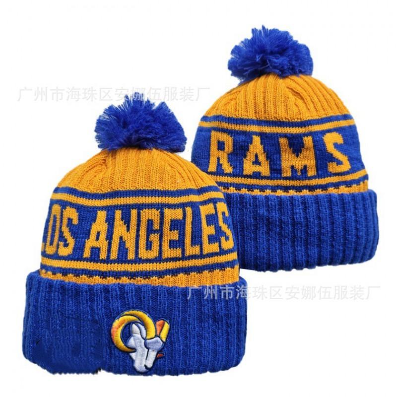 2026 Winter Warm Knit Hat Embroidered Sports Team Cap Men Women