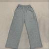 Retro Street Nieten Elastischer Bund Weiter Bein Herren und Damen Locker Schlank Lässige Hosen