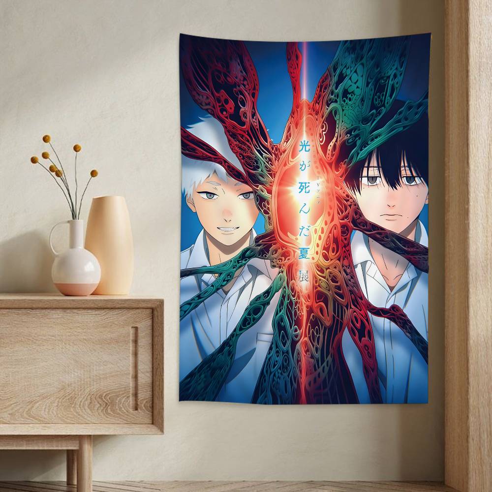 Letní Hikaru zemřel Anime Tištěná Velká Nástěnná Gobelínová Umění Sci-Fi Místnost Domácí Dekorace Dekor Deka