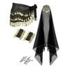 Multi Purpose Stage Costume Set Containing Elegant Veil And Ornamental Headwear For Performances