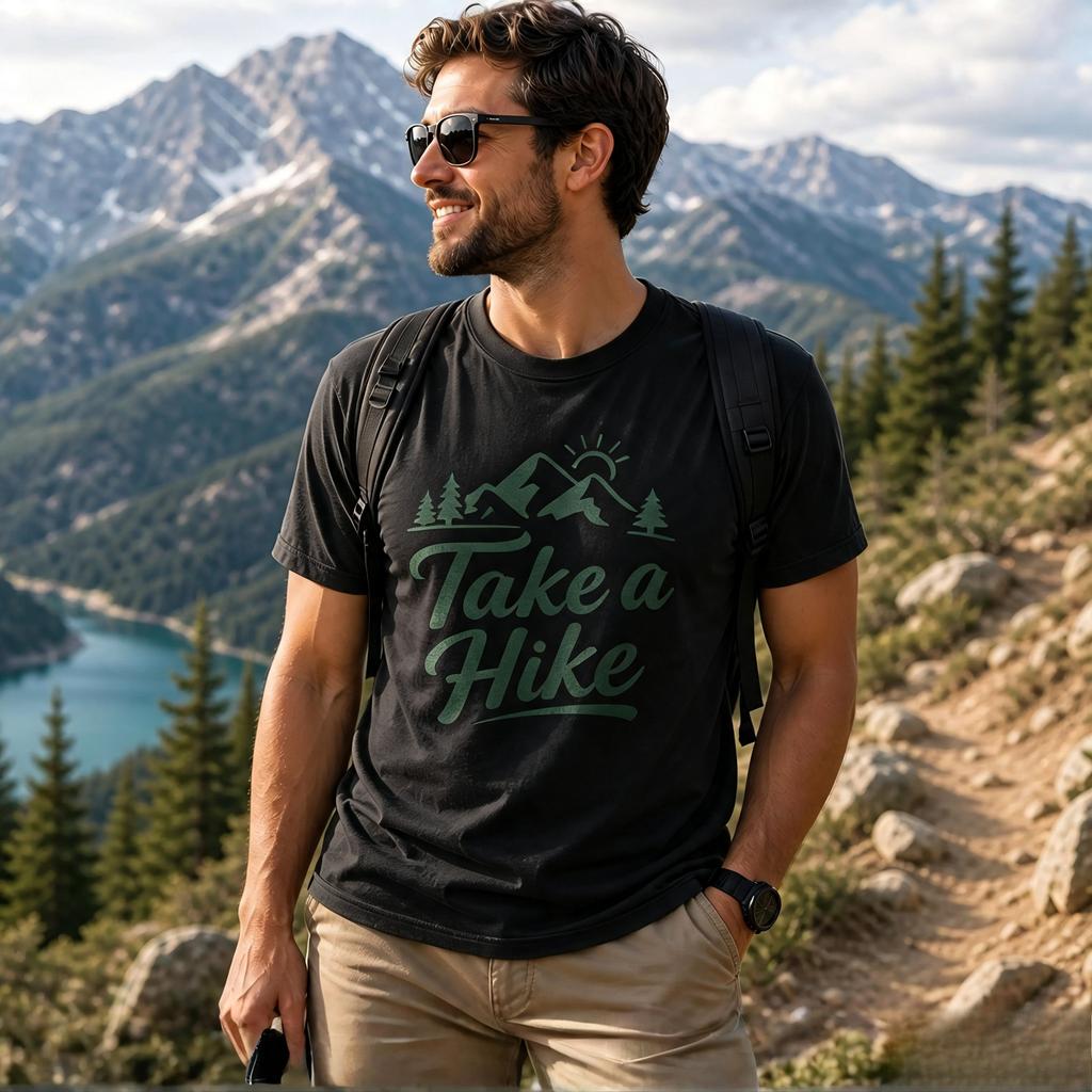 Take A Hike Shirt Outdoor Tshirt Hiking Graphic Tee Nature Lover Gift Adventure Shirt Camping Shirt Unisex Tee Highquality
