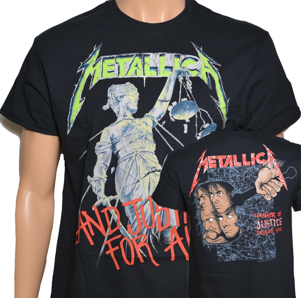 Metallica Justice 2 Brand New Officially Licensed Shirt Unisex T-Shirt XL