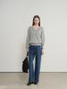 GENERALIDEA Cotton Layered V-Neck Knit Pullover [Light Grey] / Gf1Lkp506