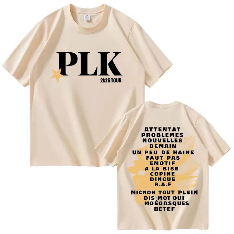 Rapper PLK 2026 Spring summer Trendy Graphics Tshirt Mens Womens Clothing Fashion Tshirts Casual Short Sleeves Top Streetwear