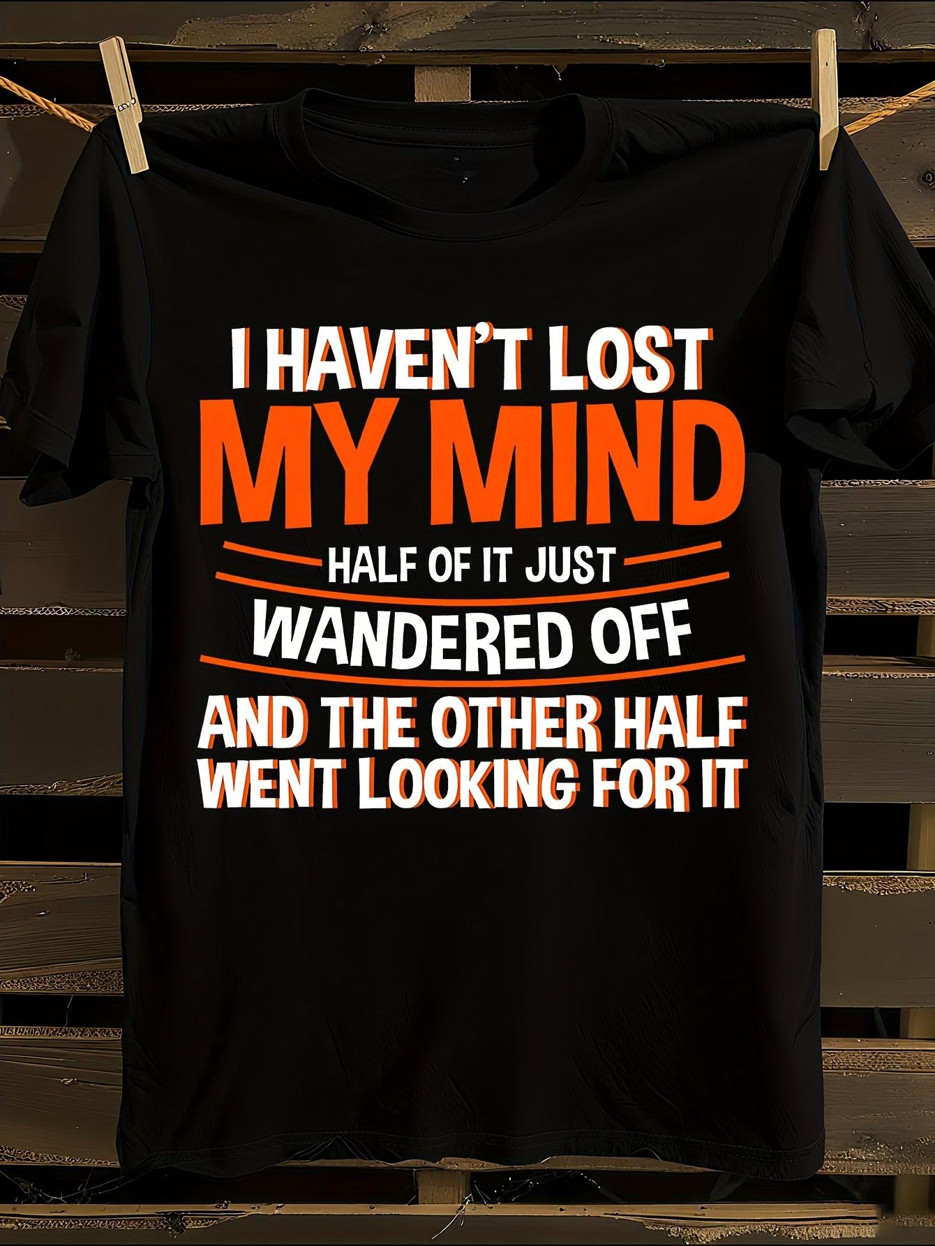 s Funny Slogan T-shirt S