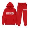 Hoodrich Neues grenzüberschreitendes Sportbekleidungsset: Hoodie & Sweatshirt mit Muster Zweiteiler