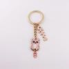 1 Piece Women Exquisite Cat Key Holder Cute Cartoon Kitten Fish Bone Keychain Organizer Portable Fashion Girl Pendant
