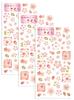 Kawasumi Washi Gold Foil Stickers 3 (Sakura Design, Stickers)