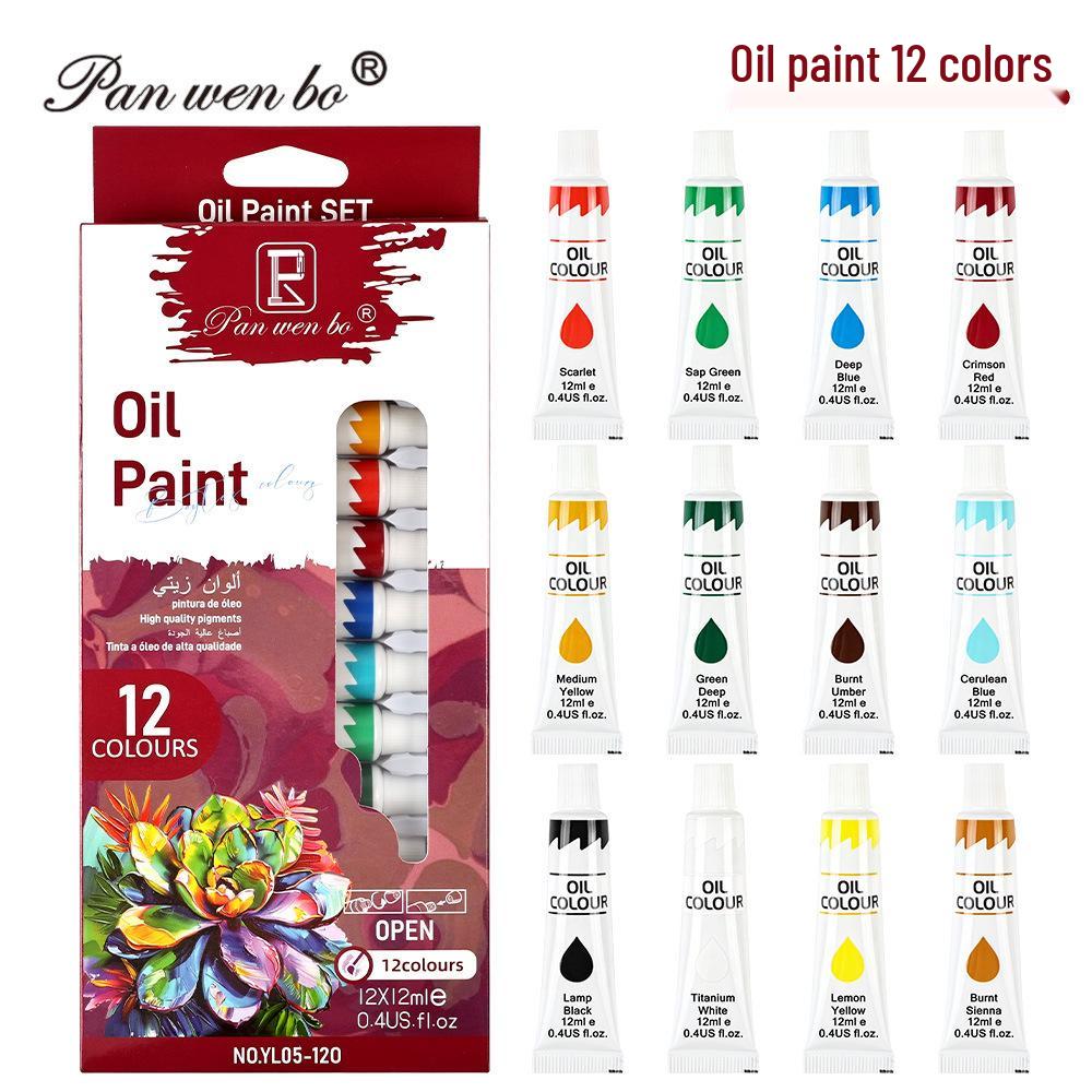 25ml Acrylic Paint Set for Textiles, Glass, and Watercolor Art Projects