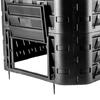 KADAX Composter Black Garden Modular Frost-Resistant Fertilizer Tank 1250L