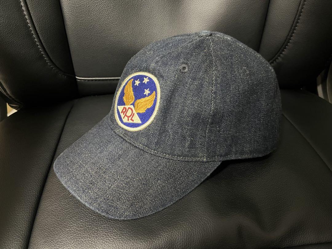 

[USED] RRL Logo Embroidered Cap Navy
